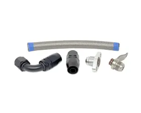 Torque Solution -10AN Turbo Oil Return Line Kit Stock Location Subaru EJ