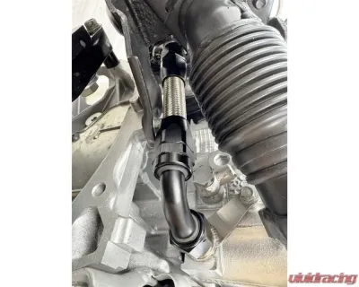 Torque Solution -10AN Turbo Oil Return Line Kit Stock Location Subaru EJ - TS-SU-486K-S