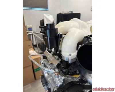 Torque Solution Black Coolant Expansion Tank Pedestal Subaru | Saab 2002-2022 - TS-SU-679BK-P