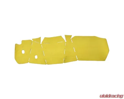 Torque Solutions Turbo Shield w/ Reflective Gold Thermal Tape Subaru EJ Stock Location - TS-SU-697-SG