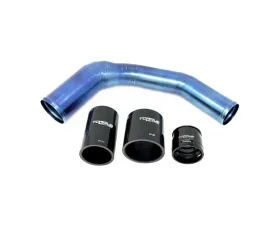 Torque Solution Burnt Blue Titanium Top Mount Charge Pipe Subaru WRX | Ascent | Outback XT 2019+
