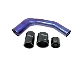 Torque Solution Titanium Burnt Purple/Blue Top Mount Charge Pipe Subaru WRX | Ascent | Outback XT 2019+