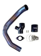 Torque Solution Titanium Burnt Purple/Blue Top Mount Charge Pipe Subaru WRX 2015-2021                                     - TS-SU-843-PR - Image 4