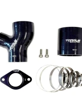 Torque Solution Titanium Burnt Purple/Blue Top Mount Charge Pipe Subaru WRX 2015-2021                                     - TS-SU-843-PR - Image 2