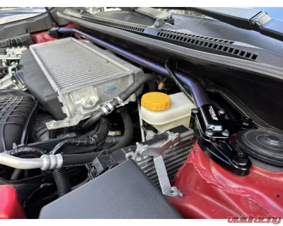 Torque Solution Titanium Burnt Blue Strut Brace Subaru WRX 2022+ - TS-SU-864-BU