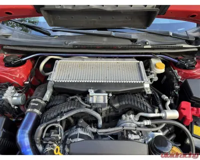 Torque Solution Titanium Burnt Blue Strut Brace Subaru WRX 2022+ - TS-SU-864-BU