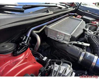 Torque Solution Titanium Burnt Purple/Blue Strut Brace Subaru WRX 2022+ - TS-SU-864-PR