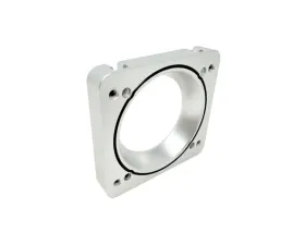 Torque Solution Big Bore 76mm Throttle Body Adapter Standard Bore Intake Manifolds Silver Subaru STI | WRX | Forester XT 2004-2021