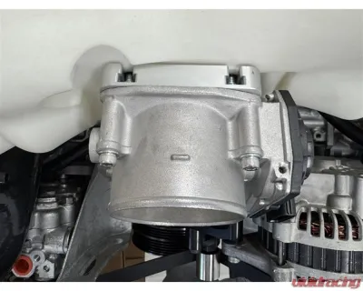 Torque Solution Silver Big Bore 76mm Throttle Body Adapter Subaru STI | WRX | Forester XT 2004-2021 - TS-SU-870P-S