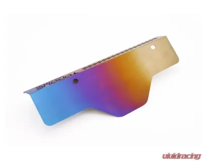 Torque Solution Engine Pulley Cover Titanium Burnt Purple/Blue Subaru | Saab 2002-2021 - TS-SU-879-PR