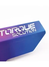 Torque Solution Engine Pulley Cover Titanium Burnt Purple/Blue Subaru | Saab 2002-2021                                     - TS-SU-879-PR - Image 6