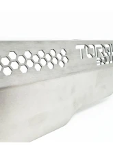 Torque Solution Engine Pulley Cover Titanium Brushed/Raw Subaru | Saab 2002-2021                                     - TS-SU-879-RW - Image 3