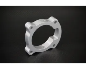 Torque Solution Silver Throttle Body Spacer Hyundai Genesis Coupe 2010-2012