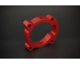 Torque Solution Red Throttle Body Spacer Hyundai Genesis Coupe 2010-2012