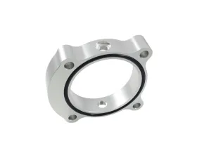 Torque Solution Silver Throttle Body Spacer Hyundai Sonata 2.0T