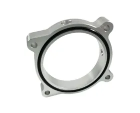 Torque Solution Silver Throttle Body Spacer Ford Mustang GT 5.0L 2011-2016