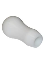 Torque Solution White Universal 10x1.25 Delrin Tear Drop Tall Shift Knob                                     - TS-UNI-142w - Image 2