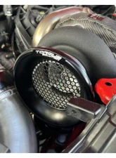 Torque Solution 4" Inlet Turbo Velocity Stack Shield Black                                     - TS-VS-740-BK - Image 5