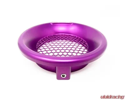 Torque Solution 4" Inlet Turbo Velocity Stack Shield Silver - TS-VS-740-S