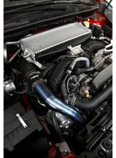 Torque Solution Titanium Burnt Purple/Blue Top Mount Charge Pipe Subaru WRX | Ascent | Outback XT 2019+                                     - TS-SU-812PR - Image 2
