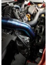 Torque Solution Titanium Burnt Purple/Blue Top Mount Charge Pipe Subaru WRX | Ascent | Outback XT 2019+                                     - TS-SU-812PR - Image 3