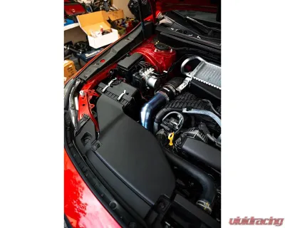 Torque Solution Titanium Burnt Purple/Blue Top Mount Charge Pipe Subaru WRX | Ascent | Outback XT 2019+ - TS-SU-812PR