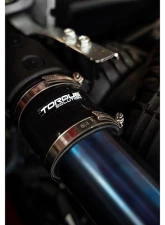 Torque Solution Titanium Burnt Purple/Blue Top Mount Charge Pipe Subaru WRX | Ascent | Outback XT 2019+                                     - TS-SU-812PR - Image 5