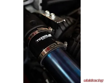 Torque Solution Titanium Burnt Purple/Blue Top Mount Charge Pipe Subaru WRX | Ascent | Outback XT 2019+ - TS-SU-812PR