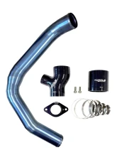 Torque Solution Titanium Burnt Blue Top Mount Charge Pipe Subaru WRX 2015-2021                                     - TS-SU-843-BU - Image 4