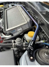 Torque Solution Titanium Brushed/Raw Strut Brace Subaru WRX | STI 2008-2021                                     - TS-SU-866-RW - Image 5