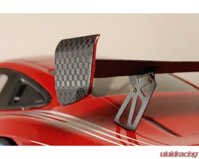 DMC Carbon Fiber Rear Wing Spoiler & Endplates in 935 Style End Plates Only in Aluminum Porsche 992 GT3 2022-2025 - 17896-End Plates Only in Aluminum