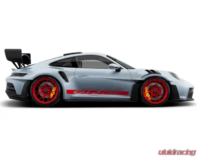 DMC Carbon Fiber Rear Wing Spoiler & Endplates in 935 Style End Plates Only in Aluminum Porsche 992 GT3 2022-2025 - 17896-End Plates Only in Aluminum