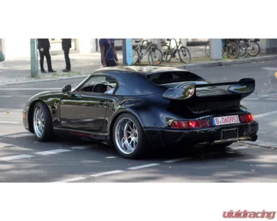 DMC Carbon Fiber Front & Rear Fenders Wide Body Kit Small Head Lights for Porsche 964 1989-1994 - 17942-FC