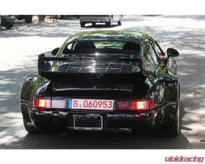 DMC Carbon Fiber Front & Rear Fenders Wide Body Kit Small Head Lights for Porsche 964 1989-1994 - 17942-FC
