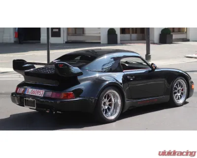 DMC Carbon Fiber Wing RSR Spoiler for Porsche 964 1989-1994, Small Headlights, Forged Carbon - 17956-FC