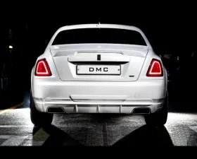 DMC Black Badge Forged Carbon Fiber Trunk Lip Spoiler for Rolls-Royce 2020-2025