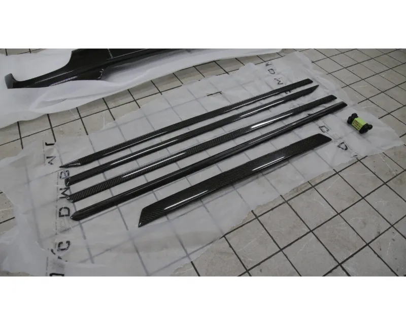 DMC Black Badge Forged Carbon Fiber Side Skirts, Body Kit Forged Carbon Rolls-Royce 2020-2025 - 18029-FC