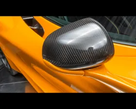 DMC Carbon Fiber Side Mirror Housings for McLaren 750S 2024-2025, Forged Carbon Finish