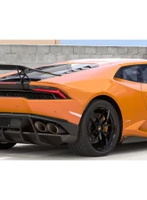DMC Carbon Fiber Rear Diffuser for Lamborghini Huracan 2017-2019, Prepreg Carbon Fiber                                     - 18210-PCF - Image 3