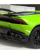 DMC Carbon Fiber Rear Diffuser for Lamborghini Huracan 2017-2019, Prepreg Carbon Fiber                                     - 18210-PCF - Image 2