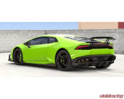 DMC Carbon Fiber Rear Diffuser for Lamborghini Huracan 2017-2019, Prepreg Carbon Fiber - 18210-PCF