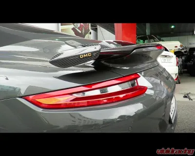 DMC Carbon Fiber Rear Wing "JKS" Replacement Spoiler for Porsche 991 Turbo S 2013-2016 - 18334-FC