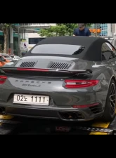 DMC Carbon Fiber Rear Wing "JKS" Replacement Spoiler for Porsche 991 Turbo S 2013-2016                                     - 18334-FC - Image 3