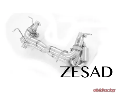 DMC Stainless Steel Exhaust System Catless, Valvetronic, Remote Controlled Stainless Steel, Valved Ferrari 458 Speciale 2013-2015 - 18343-SS-V