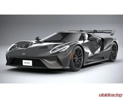 DMC Carbon Fiber Rear Wing Spoiler MK II 2 Forged Carbon Base for Ford GT 2017-2022 - 18350-FC-BS