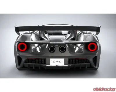 DMC Carbon Fiber Rear Wing Spoiler MK II 2 Forged Carbon Base for Ford GT 2017-2022 - 18350-FC-BS
