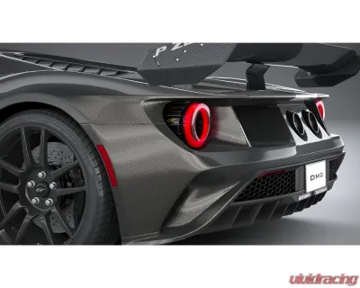 DMC Carbon Fiber Rear Wing Spoiler MK II 2 Forged Carbon Base for Ford GT 2017-2022 - 18350-FC-BS