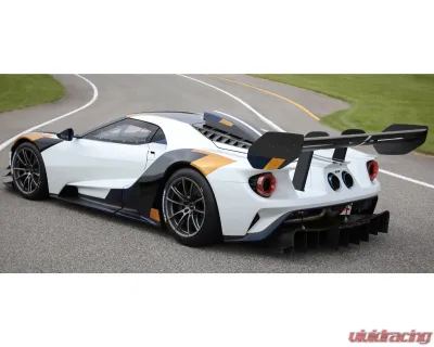 DMC Carbon Fiber Rear Wing Spoiler MK II GT3 Forged Carbon Base Spoiler Ford GT 2017-2022 - 18359-FC-BS