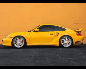 DMC Carbon Fiber Side Skirts for Porsche 996 Turbo 2001-2005, Forged Carbon Finish