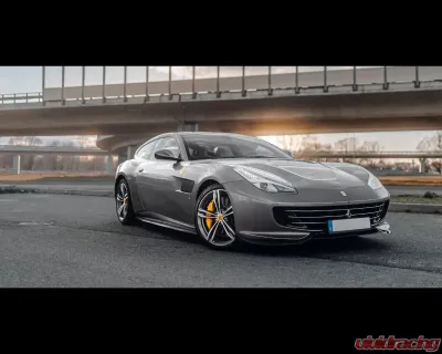DMC Carbon Fiber Front Bumper for Ferrari GTC4 Lusso 2018-2025, Kevlar and ABS Material - 18642-K-ABS